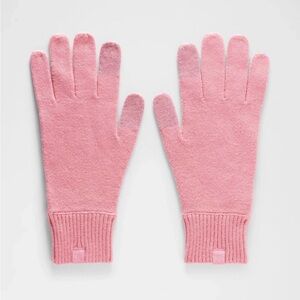 LULULEMON NWT “Warm Revelation Gloves”, color pink (PKTD), size small